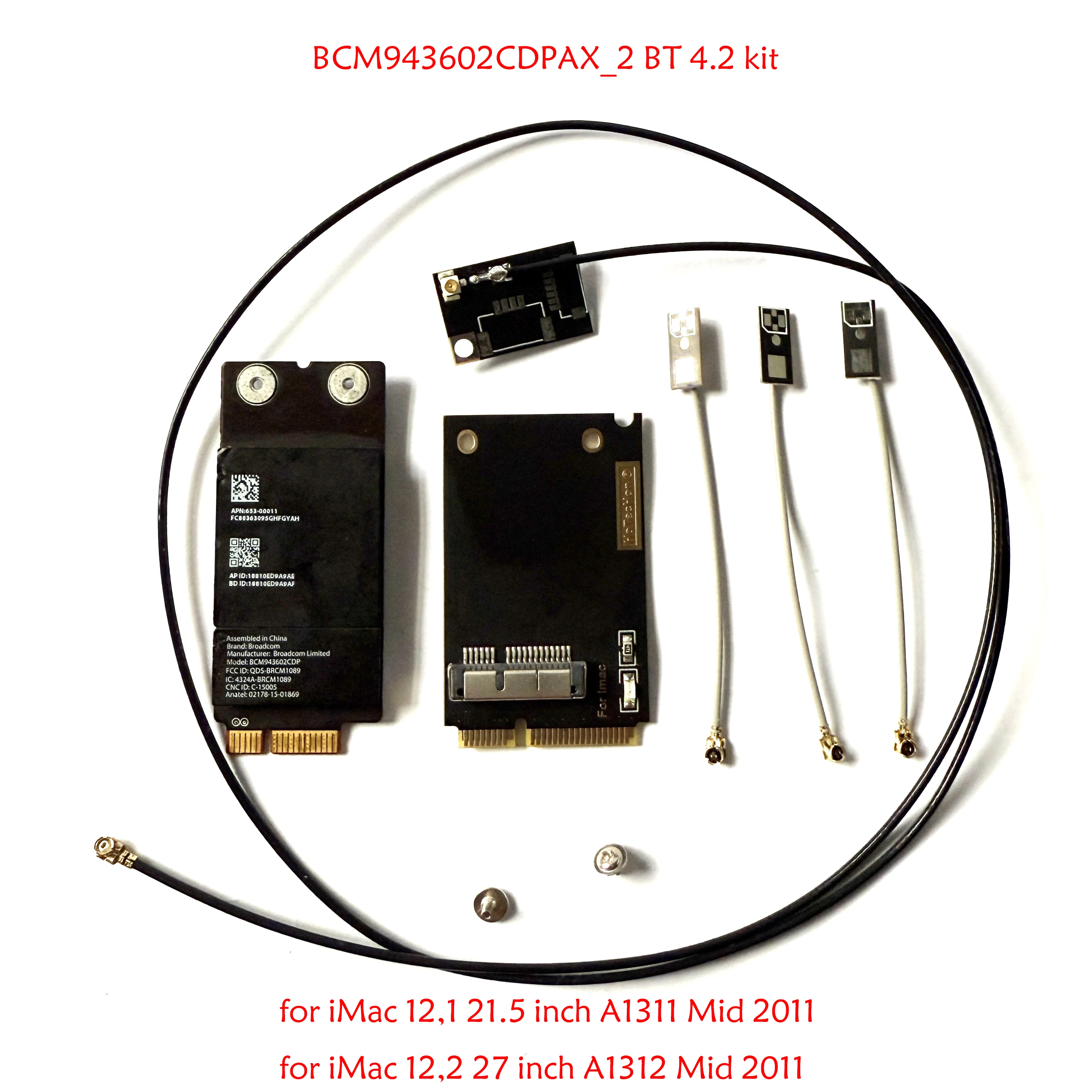 iMac 11,2 / 12,1 / 12,2 A1311 A1312 WiFi + BT4.0 BCM94360CD / BT4