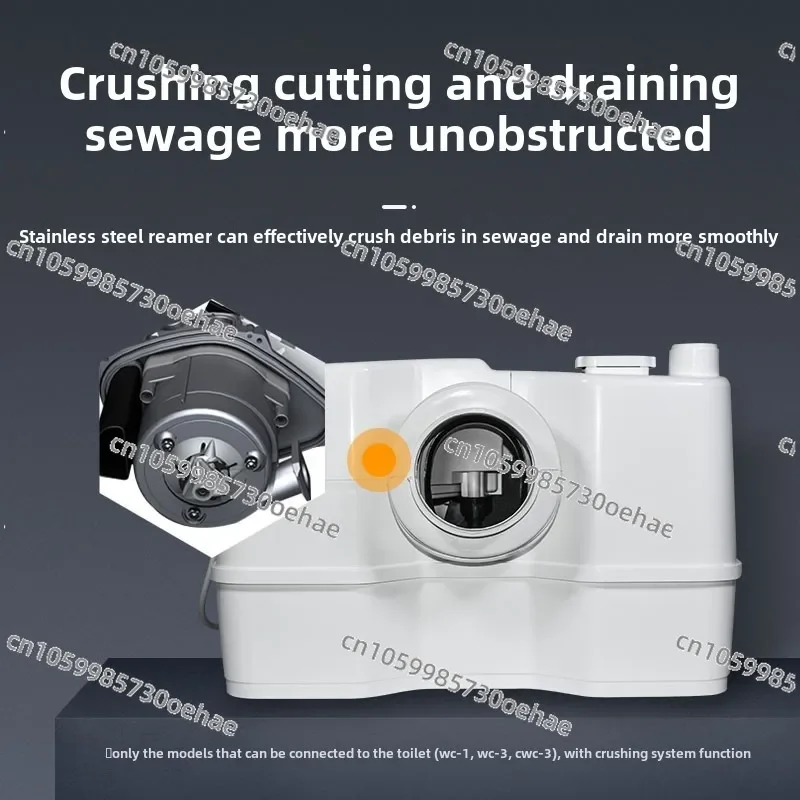 Sewage Lift Pump WC-3 Sewage  Household Water Pump Villa Basement Bathroom Toilet Sewage Pump