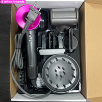 Diffuser Hairdryer Ionic Professional 5in1 Electric Hair Dryer Heat Leaf Blow Drier With Diffuser Ion Leafless Air Blower Woman