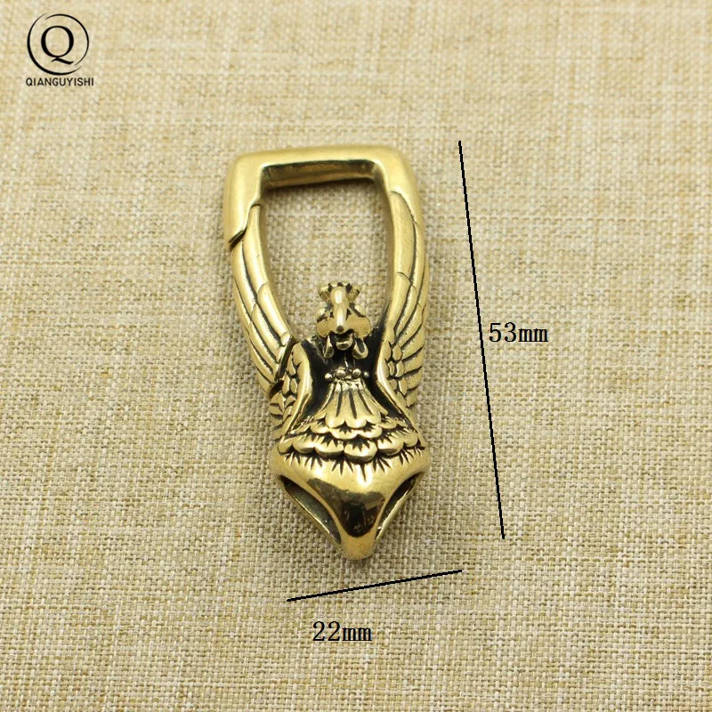 Phoenix Brass Keyholder DIY Car Key Chain Accessories Jewelry Metal Copper Waist Buckle Keyrings Hanging Creative Gift Keychains