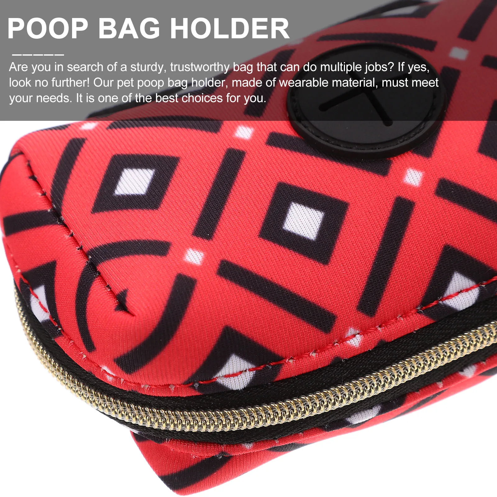 

Portable Dog Bag Holder Durable Polyester Pet Supplies Travel Portable Puppy Treat Bag Bags Outdoor Use Leash-Compatible