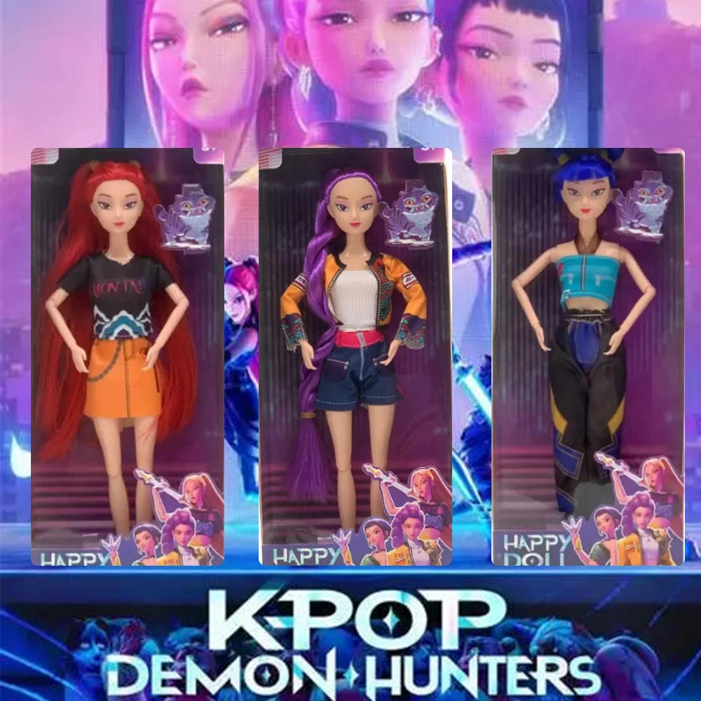 

Новая аниме KPop Demon Hunters кукла виниловая игрушка Руми Мира Дои персонаж виниловая маска фигурка подарок на день рождения фанатский клуб подарки
