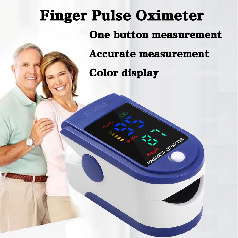 Pulse Oximeter Finger Clip Pulse Monitor Home Monitoring Pulse Oximeter Blood Oxygen Saturation Detector Clip