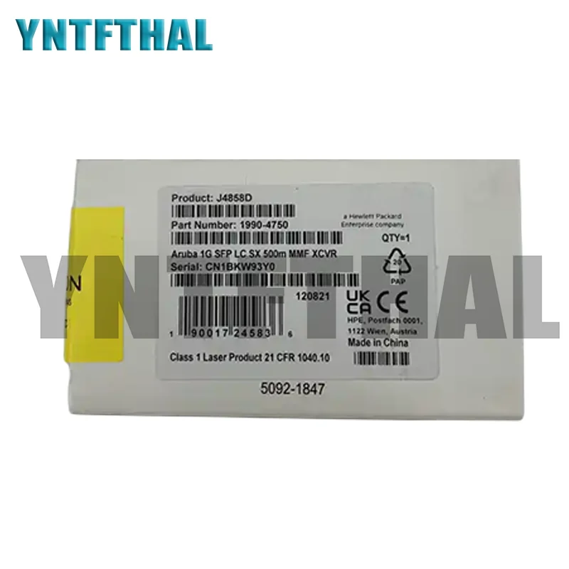 

Brand New Original J4858D 1310NM 1G SFP LC SX