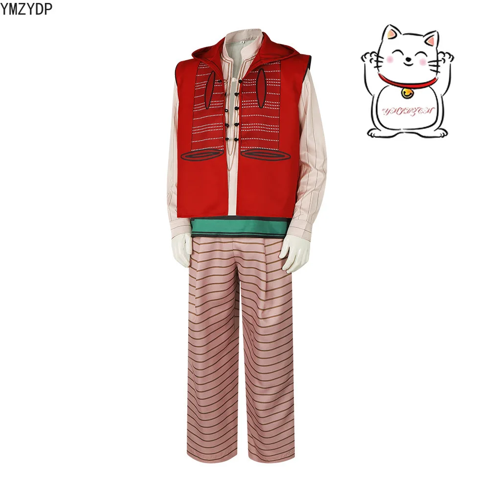 أزياء علاء الدين الحقيقية للرجال لمرحلة ما قبل الهالوين كرنفال الأمير التنكرية للعب الأدوار #3