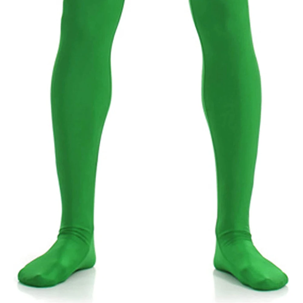 Full Bodysuit Green Screen Suit Chroma Key Jumpsuits for Movie Tiktok Video Invisible Effect Photographic Filming Studio Props