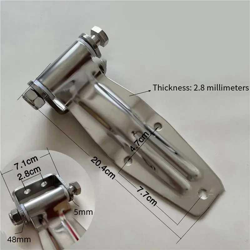3X Stainless Steel Container Door Hinge Refrigerated Cold Store Compartment Fitting Truck Van Express Car Part-L94A