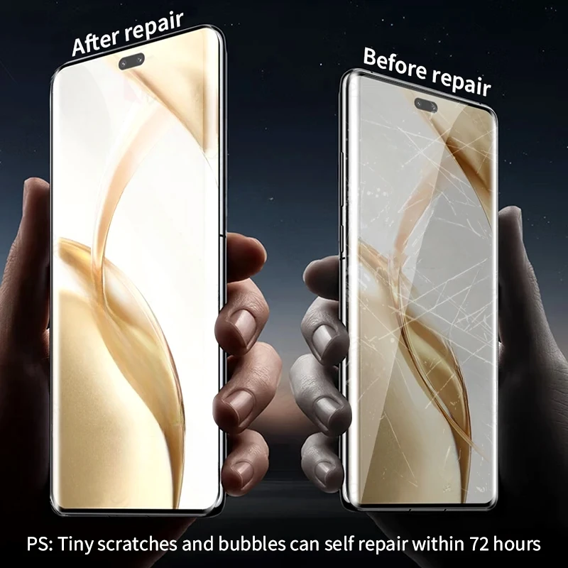 2PCS 999D Curved Soft Hydrogel Film For Honor200 Honor 200 Pro 200Pro 5G Screen Protector Not Glass On Honar Honer Honor200pro