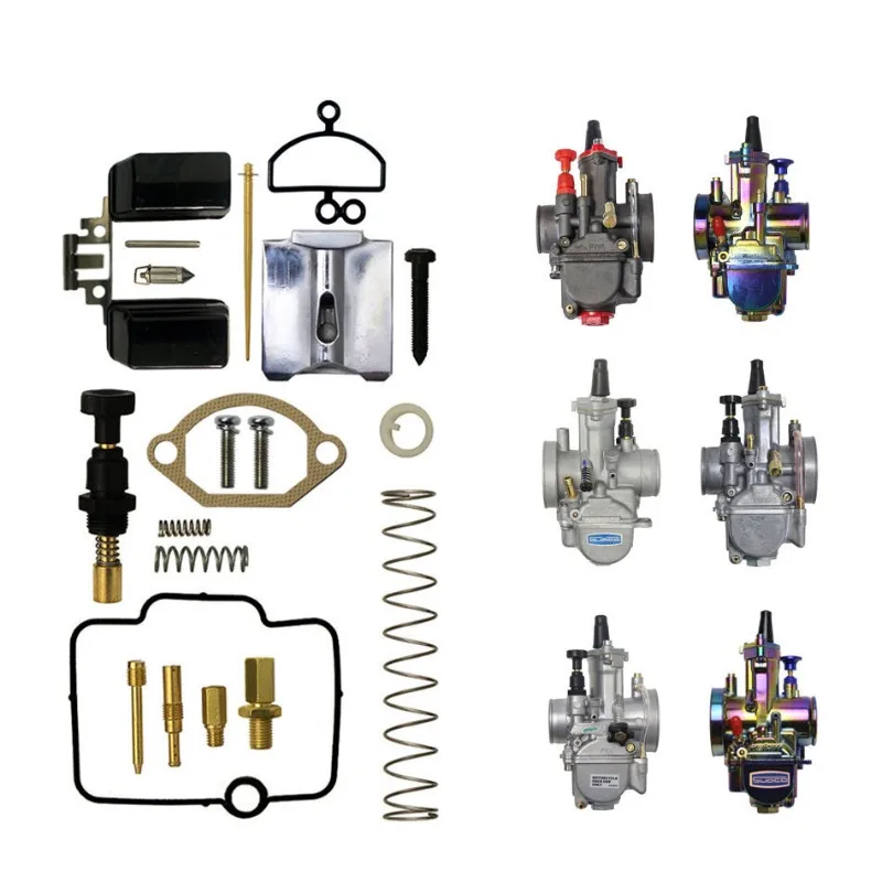 For PWK 21 24 26 28 30 32 34mm Motorcycle Carburetor Repair Kit Throttle Valve