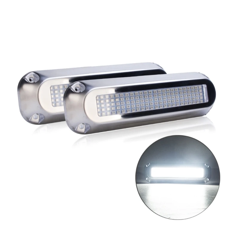 Boat Light Waterproof Marine Led Light for Deck Courtesy Interior Light Fishing Kayaks Sailings Light 120LED T3EF