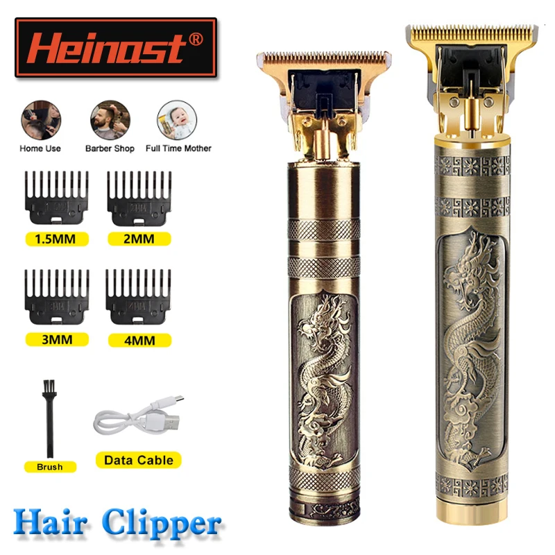 T9 Hair Clipper Professional Electric Hair Trimmer 0mm Baldheaded Cutter Beard Shaving Precision Finishing Hair Cutting Machine