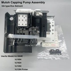 for Mutoh VJ-1604 VJ-1604E VJ-1624 VJ-1324 VJ-1204 VJ-1304 DX5 Cap Station Capping Pump Assembly Clean Unit Eco Solvent Printer