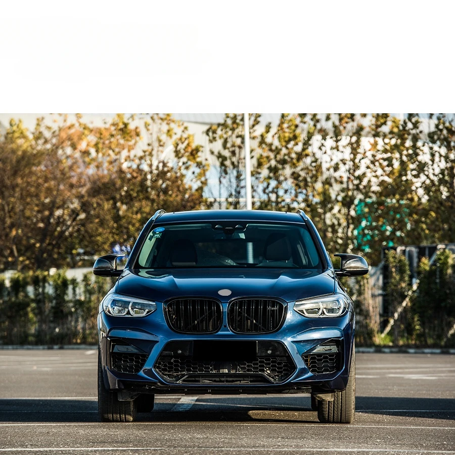 Новый комплект для кузова X3 G01 M, подходит для BMW x3 g01 до M, стильный передний бампер, решетка, задний бампер, крыша, спойлер 2019 X3Mcustom