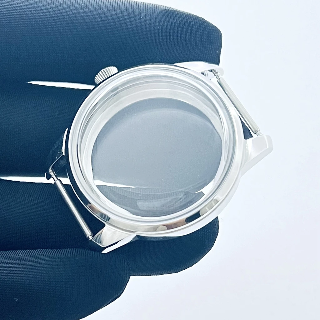 High Quality Women 33mm NH34 NH35 NH36 NH38 NH70 NH72 Silver Stainless Steel Watch Case Arched Glass