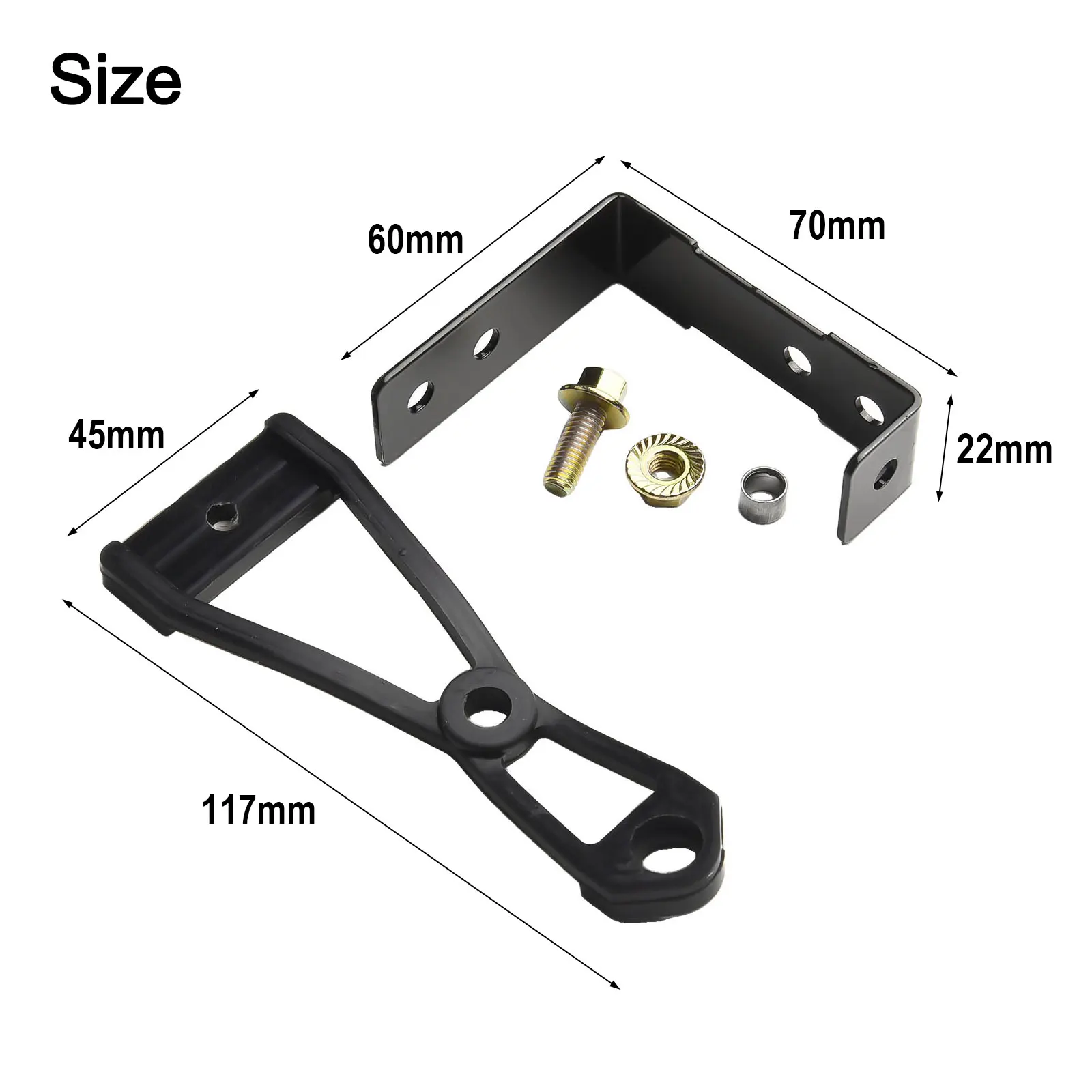 Sleek Design Metal Rubber Fuel Pump Clamp Holder for Diesel Air Heaters Minimize Noise and Maximize Driving Pleasure