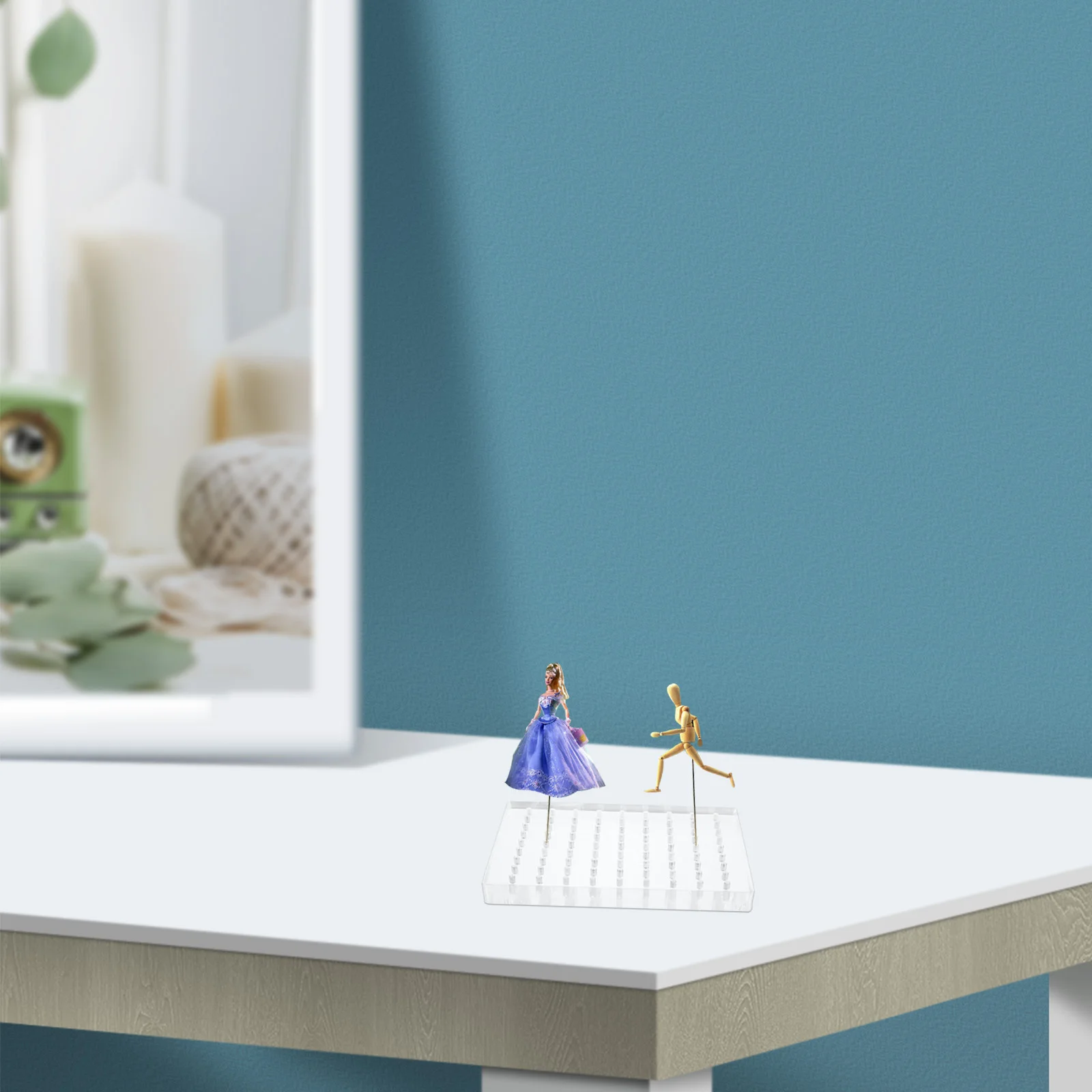 

Clear Stand 12X8Cm Transparent Holder For Crafts Collections Peg Acrylic Display Easel Stand Acrylic Display Risers