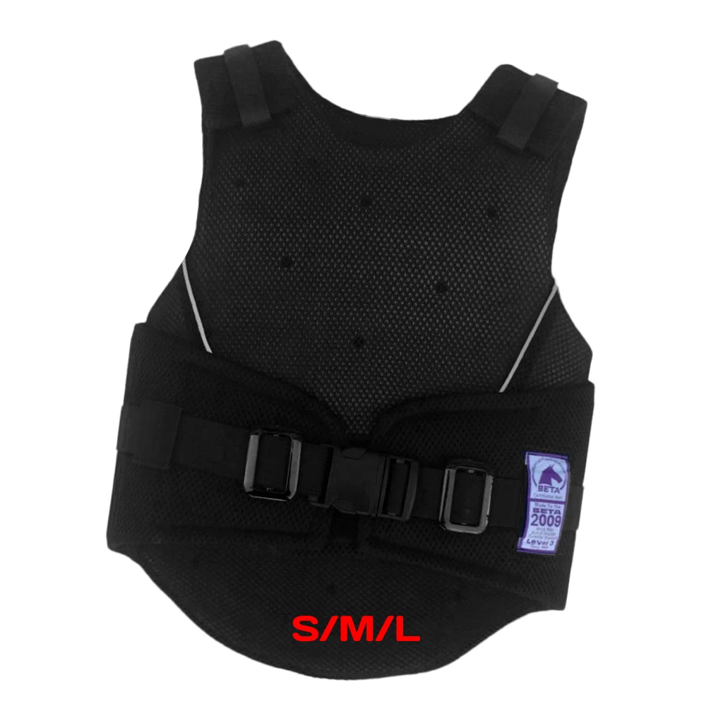 

Unisex Outdoor EVA Vest Eventer Damping Safety Horse Riding Armor Equestrian Accessory Body Protective Sports Protective Kids