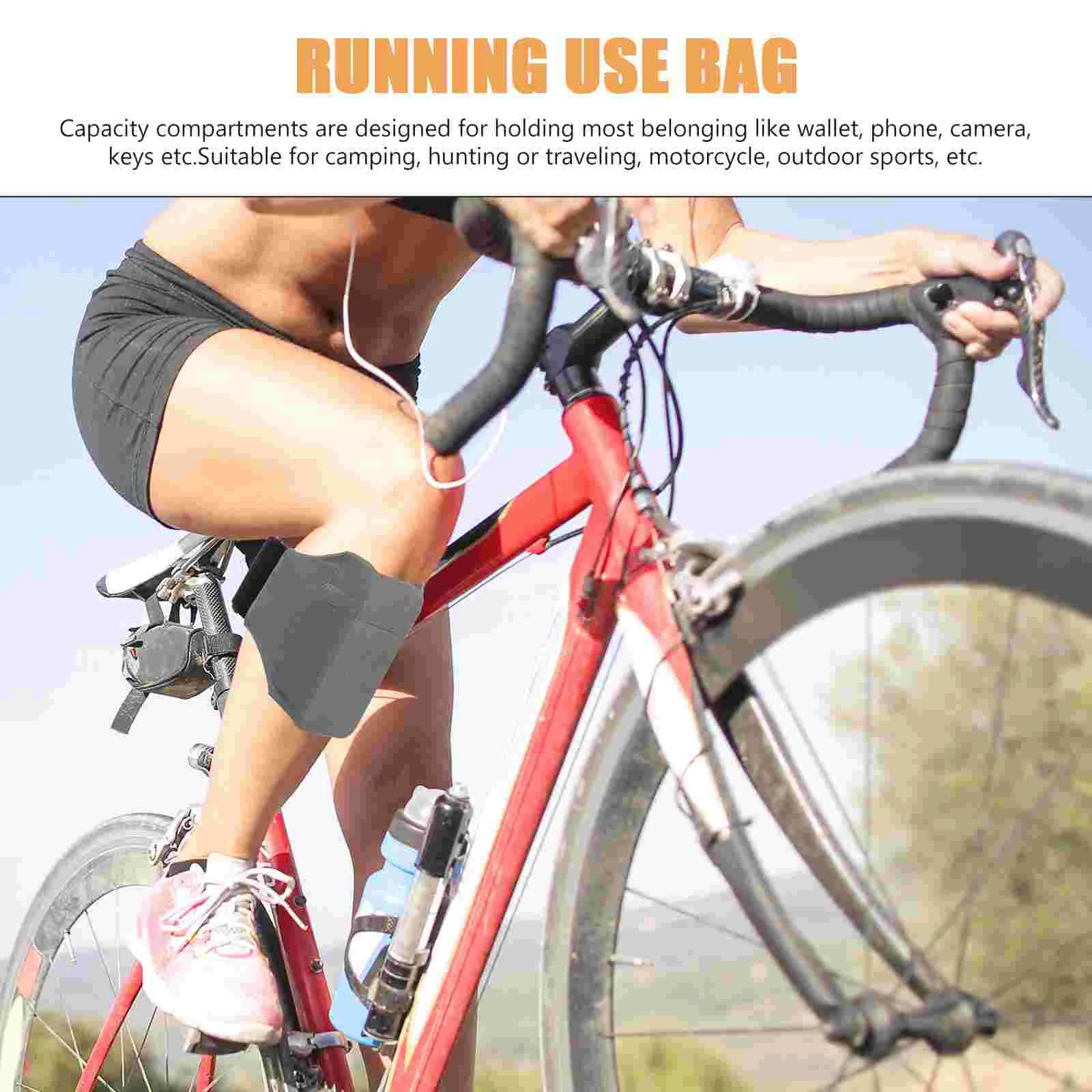 Jogging Phone Leg Bag Band Cell Holder Mobile Phones Running Riding Storage Sports Calf Elastic Ankle Pouch Fitness Stand