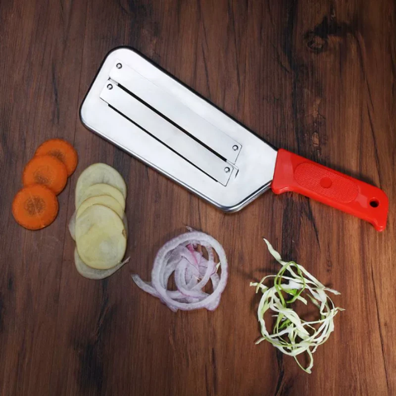 Cabbage Shredder Vegetable Slicer Knife Vegetable Cutter Stainless Steel Double-edged Blade For Vegetable Fruit Kitchen Gadgets