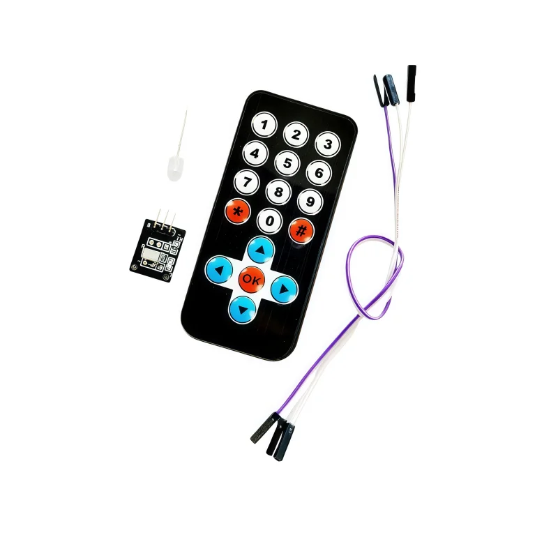HX1838 Infrared Wireless Remote Control Kit - Remote Control Robot - Remote Controller Module (Remote Controller + Receiving Boa