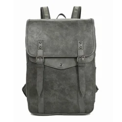 Multifunction Solid Leather Backpack Men Business Computer Back Pack Man Casual Fashion Travel Backpacks for Man Waterproof Bag