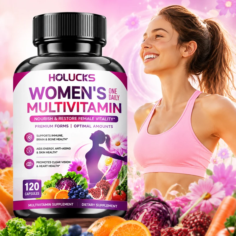 

Women's Multivitamin Supplement, with Collagen, Hyaluronic Acid, Anti-Aging, Energy Immune Support, for Heart & Brain Health