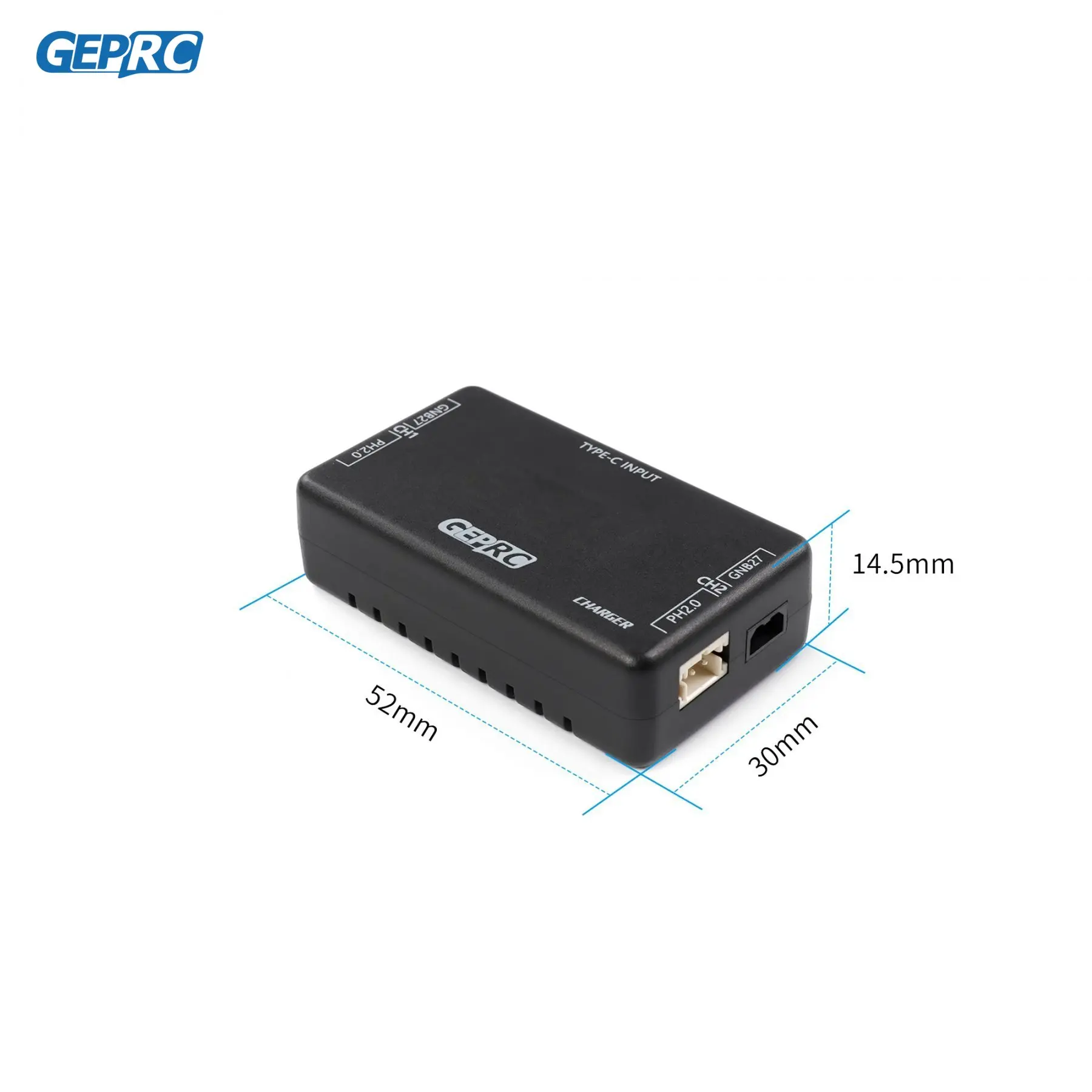 GEPRC GEP-C1 Charger Type-C 1S LIHV Dual Port GNB27 PH2.0 Fully Charged Buzzer Suit For RC FPV Quadcopter Tinygo Series Drone