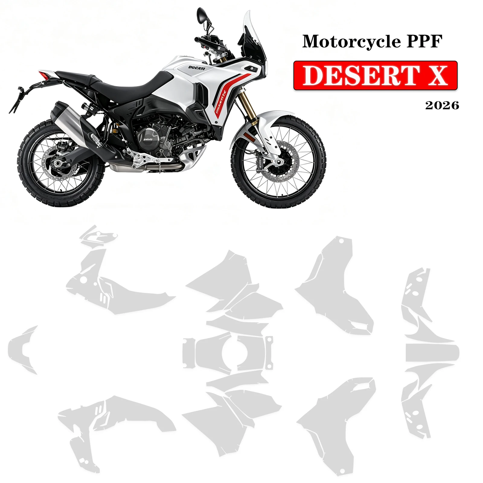 2026-デザートx-ppf-ドゥカティ-デザートx-バイク用塗料保護フィルム-実質tpu製-耐傷性フィルム-燃料タンク保護