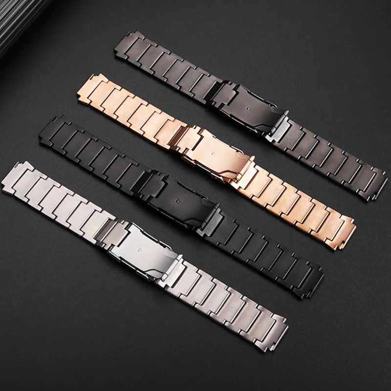 Titanium metal protruding wristband for Renault Gemini Y8840239 8840199 259 series protruding titanium alloy watch strap 18mm