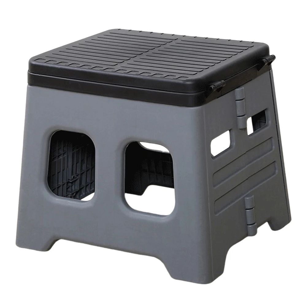 

Portable Camping Toilet with Lid Foldable Outdoor Camp Toilet Multifunctional Outdoor Toilet Seat for Emergencies