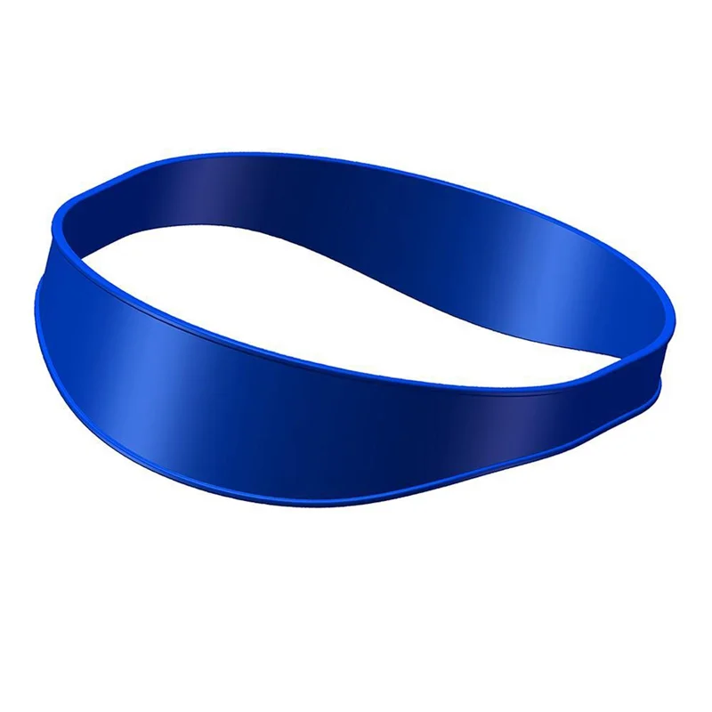 Plantilla de afeitado para escote y guía de corte de cabello, guía de desvanecimiento de silicona, guía de desvanecimiento y cónico para cortes de pelo caseros DIY azul