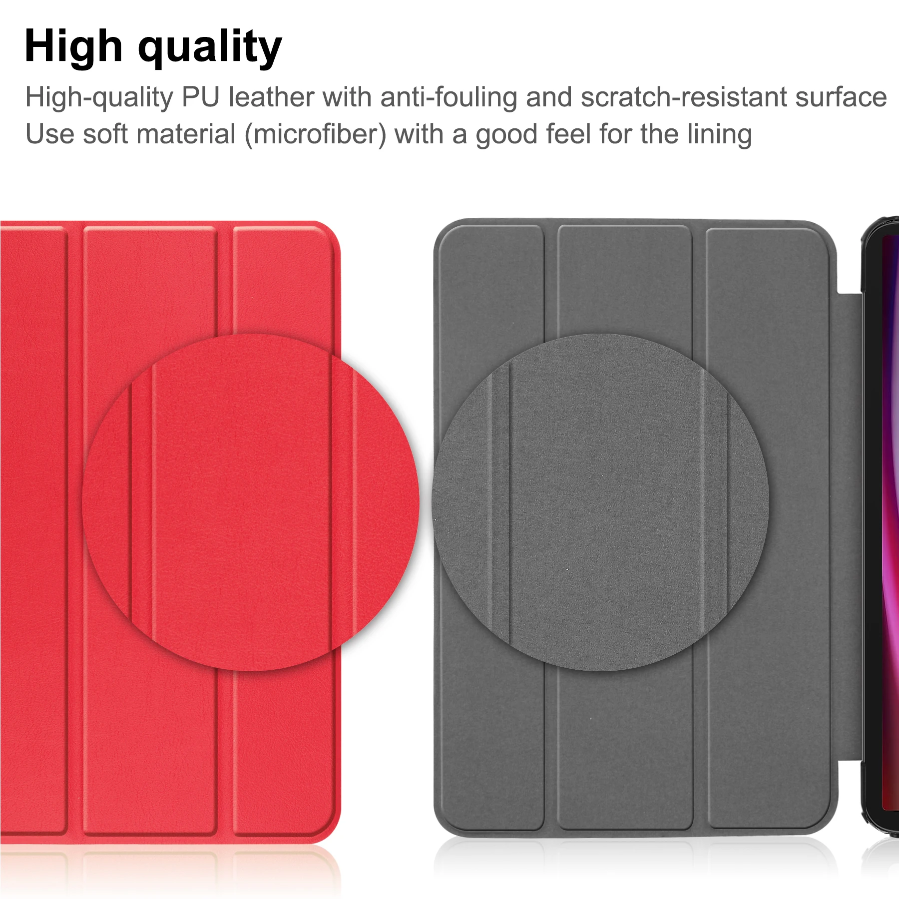 

For Samsung Galaxy Tab S10 S9 S8 Ultra High Quality PU Leather Kickstand Tablets Cases Cover with Folding Stand and Auto Sleep