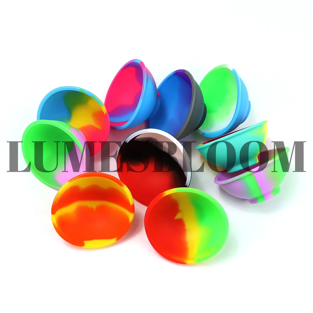 

50ml Silicone Wax Bowl Reusable Soft Food Grade Storage Container Custom Logo