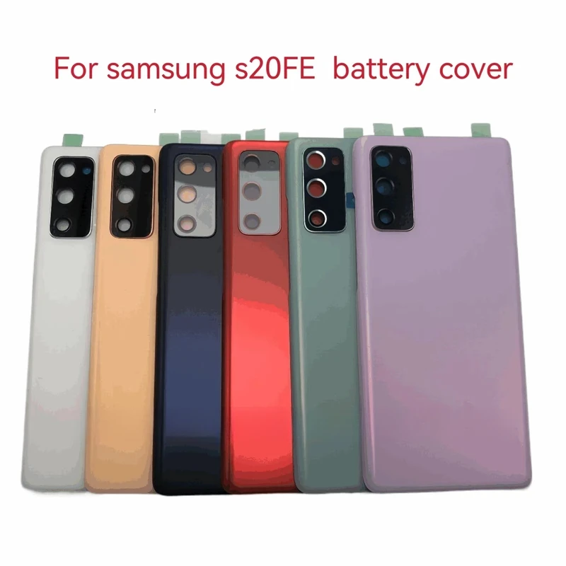 

Для Galaxy S20 FE s20fe крышка батарейного отсека задняя крышка сотового телефона, запасные части для объектива камеры sm-G7810