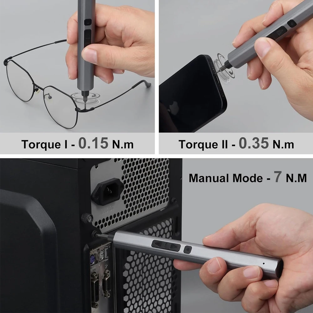 Galacok Precision Electric Screwdriver Set 29 in 1 Cordless Repair Tool with 24 Magnetic Bits for Phone Camera Watch Glasses PC