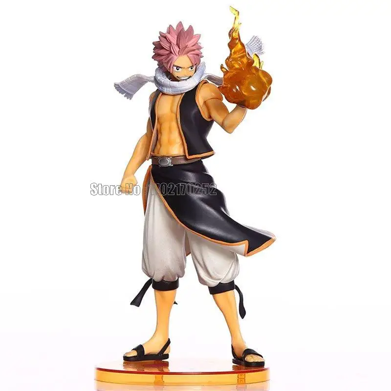 Anime Fairy Tail Natsu Dragneel 24cm Pvc figura de acción modelo de juguete