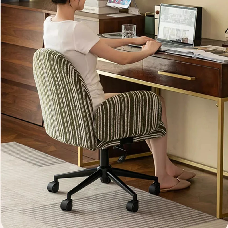 rg-Computer Barber Office Chair Designer Rolling Luxury Lightweight Backrest Office Chair Dresser