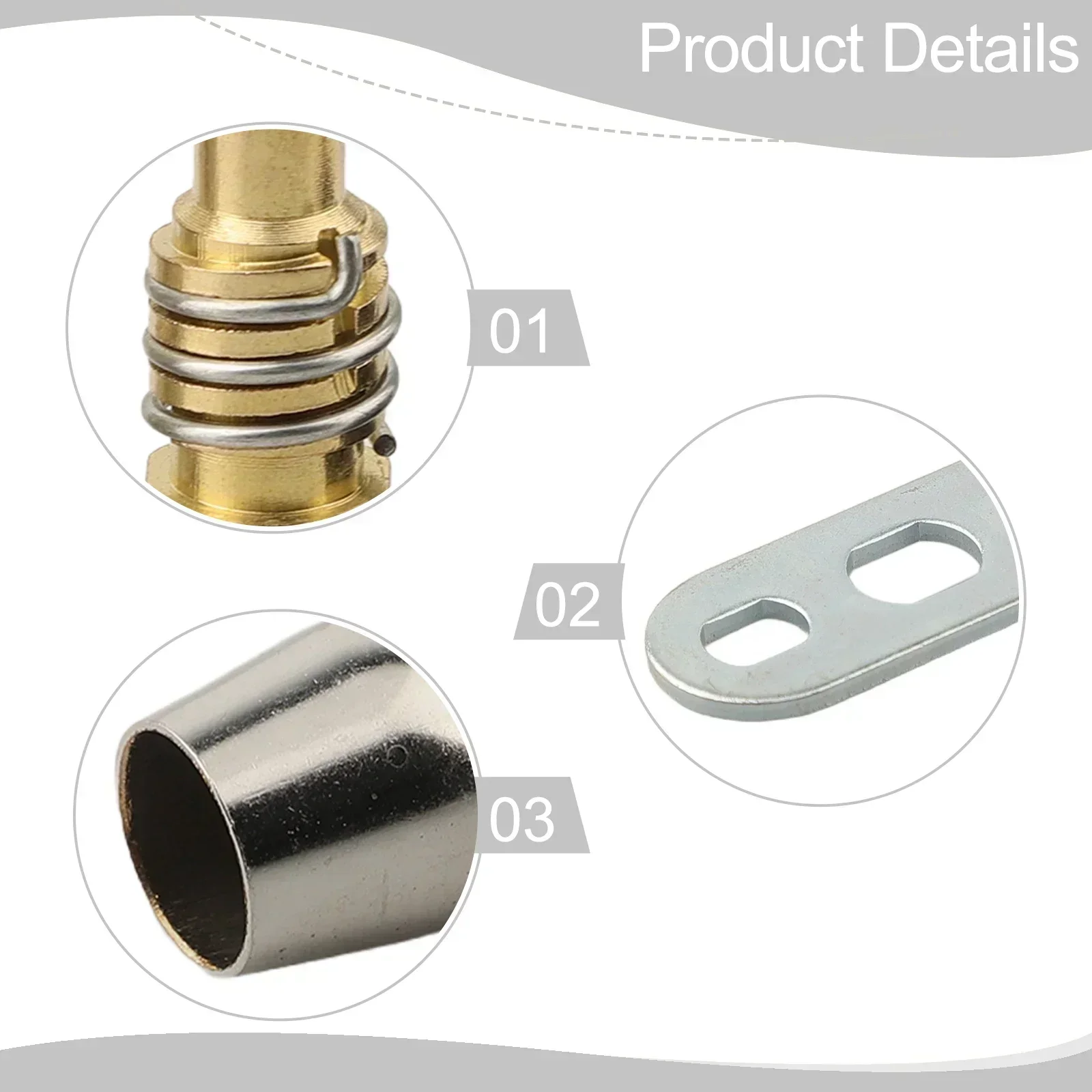 

20Pcs Nozzles Contact Tips Holder Set for MIG Welder Consumable Accessory Compatible with For 15AK Welding Machines up to 180A