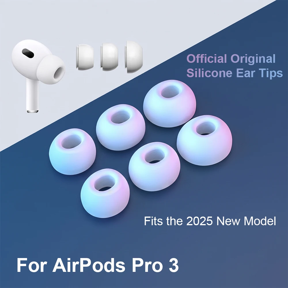1 Paar Ersatz-Ohrstöpsel für Apple AirPods Pro 3 2 1, weiche Ohrkappen aus Silikon, schützende Ohrstöpsel-Hülle, Kopfhörer-Zubehör