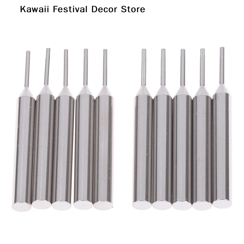 5pc/lot Dismounting Pin For GOSO Flip Key Fixing Tool Folding Key Vice Remover Split Pin Fixing Disassembly Tool Replacement Pin