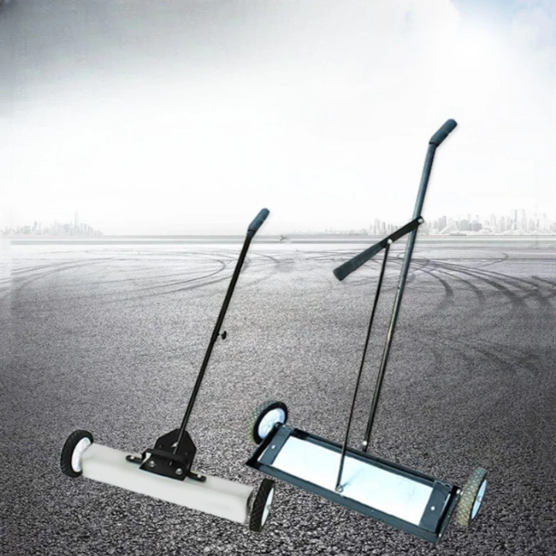 

Workshop iron remover Magnetic sweeper Ground magnetic sweeper Hand push iron suction car Strong magnetic iron absorber