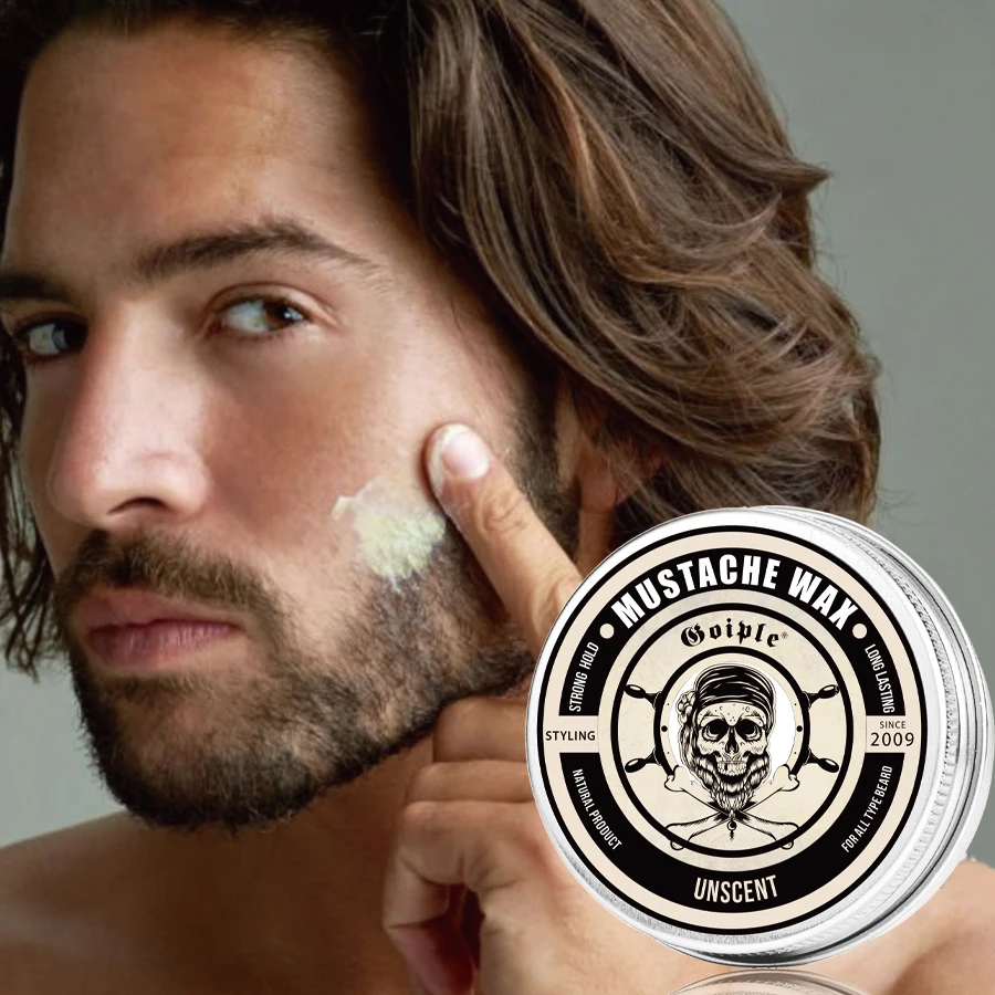 Bálsamo de barba profesional para hombres, cera para estilismo, suavizante, hidratante, aceite para el crecimiento de la barba, crema para el cuidado de bigote