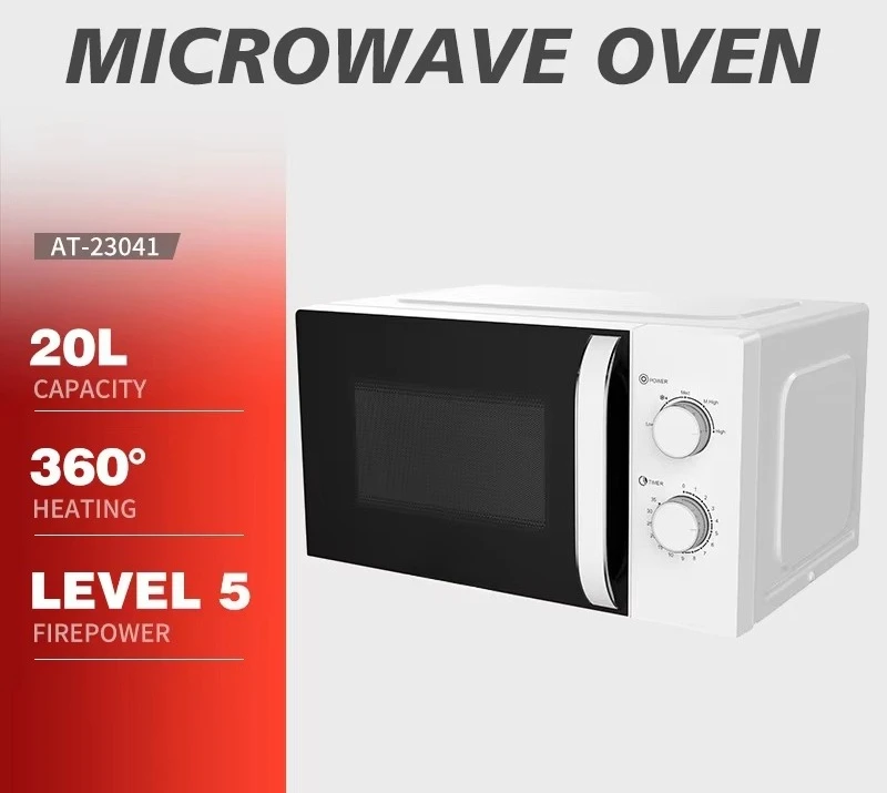 Cross-border European Standard Electric Microwave Oven 1100W Mechanical Control Household Use Visible Heating
