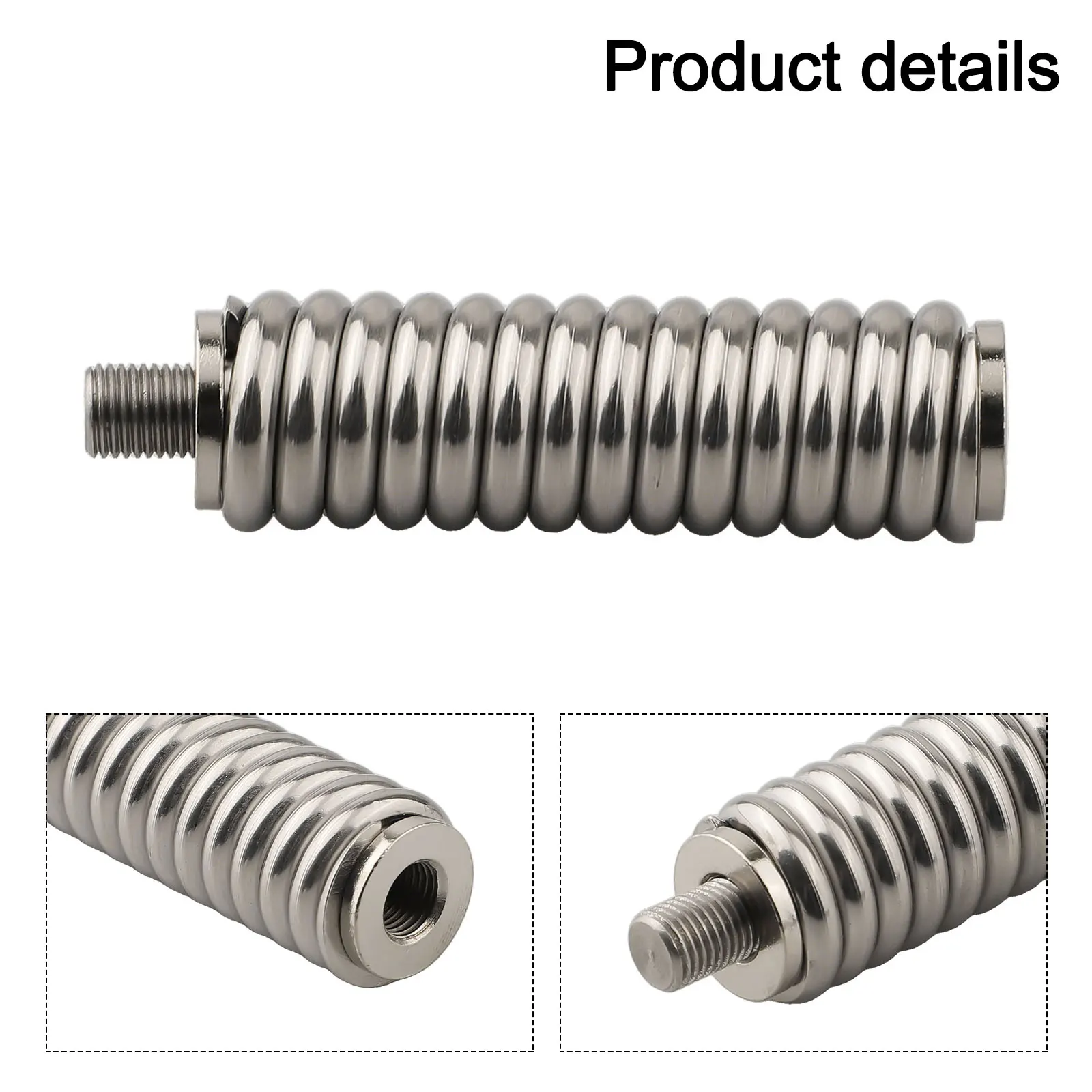 Stainless Steel Spring Mount SS-3H With 3/8-24 Threads For Radio For Antenna Up To 60 Inches Vehicle Mobile Replacement Accessor