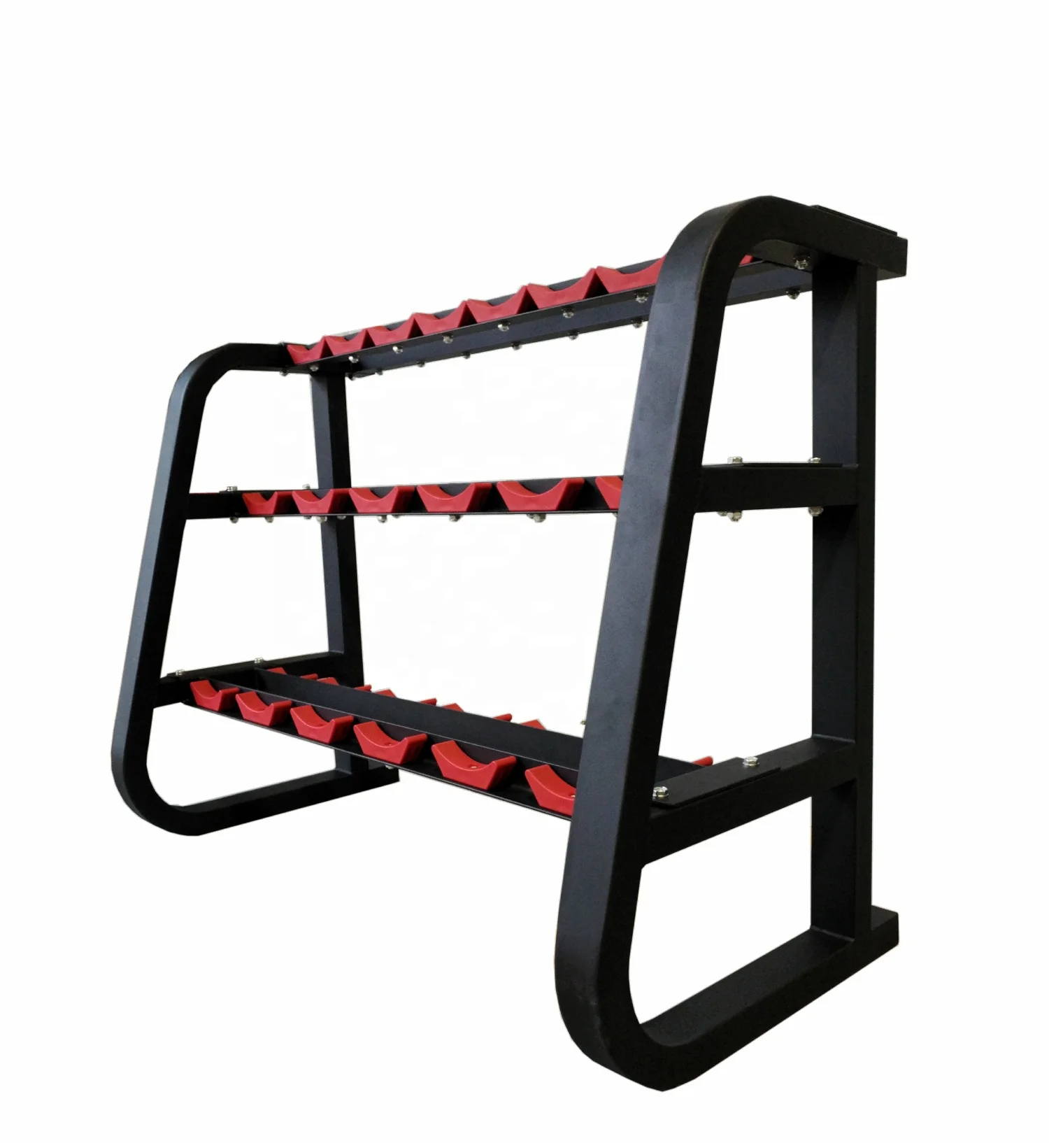 2026  Factory Direct Commercial Use Three Tier Gym Weights Dumbbell Rack