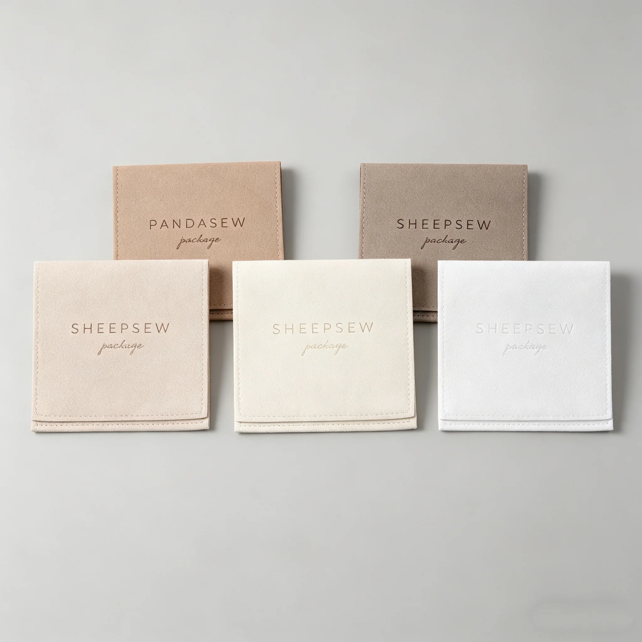 

Подарочный мешочек SheepSew из роскошной замши и микрофибры с индивидуальным логотипом, дизайн в виде конверта, для колец, серег, ожерелий и ювелирных изделий