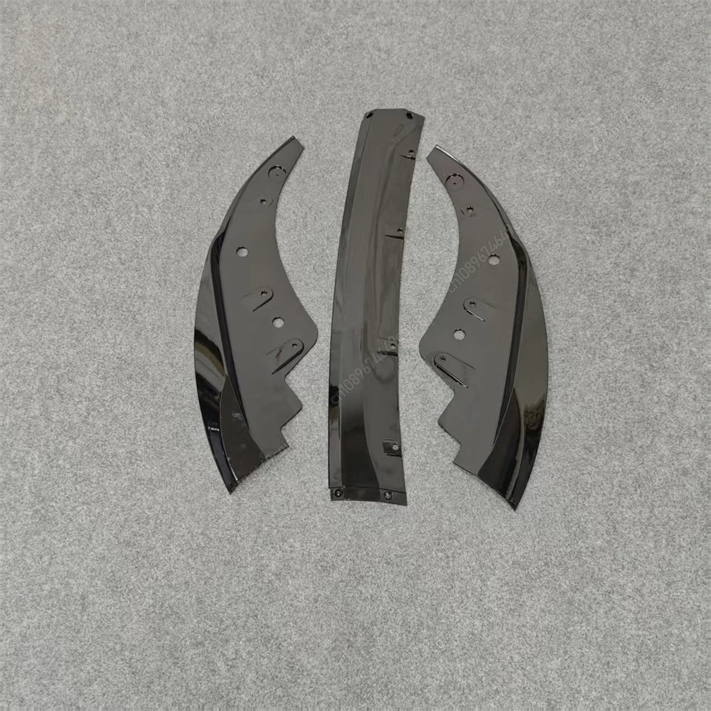 MP نمط سيارة الجبهة الوفير الفاصل الشفاه الناشر لمعان الأسود أطقم لسيارات BMW 4 سلسلة G22 G23 M-Sport 2020-2024 + 2-Door كوبيه/كابريو #6