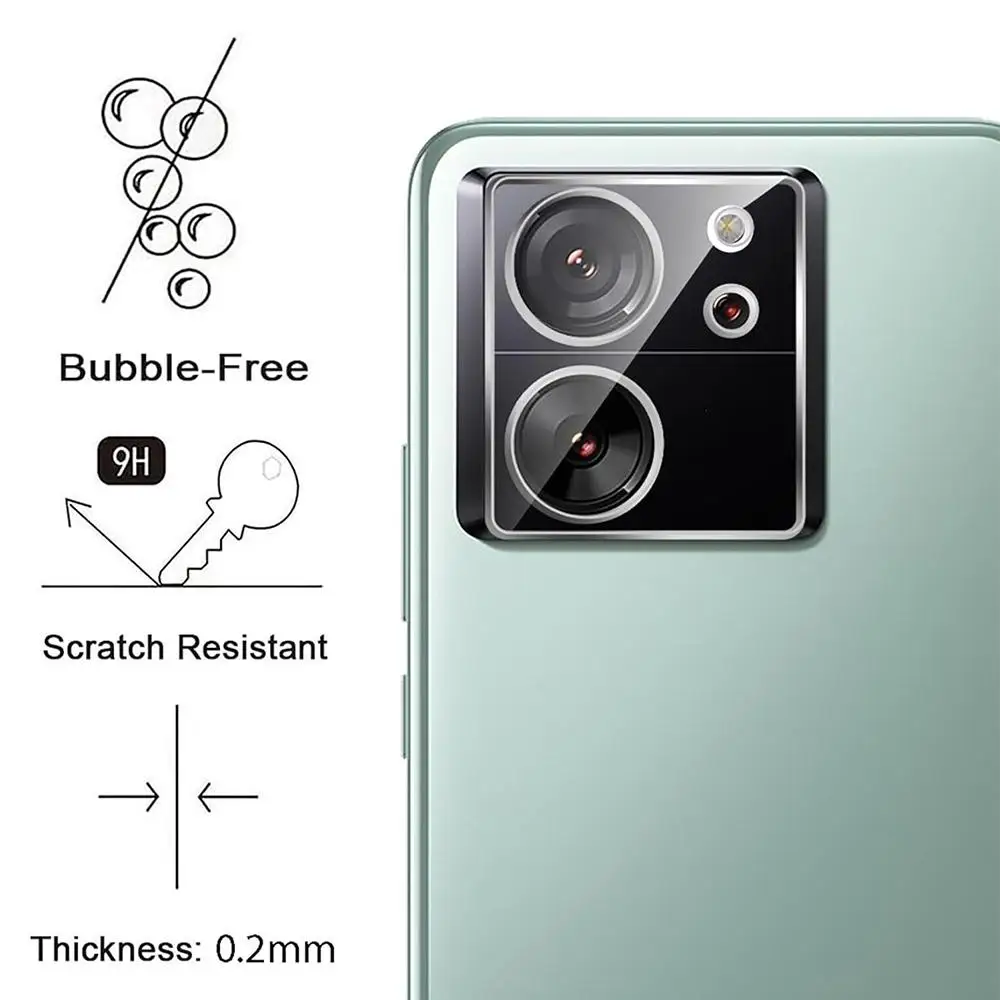 1pcs Clear Camera Lens Protector Film Camera Tempered Glass For 13t/13t Pro 5g Glass Lens Film Dust-proof Anti-fall R5l4