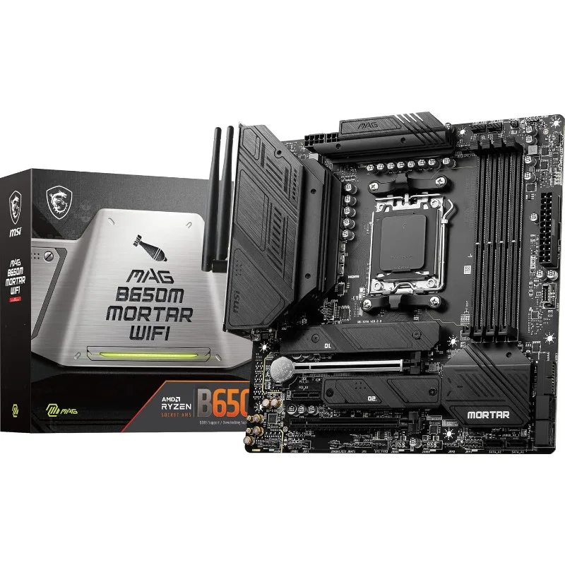 

Brand New B650M MORTAR WIFI AMD R7000 Socket AM5 for Gaming Desktop Motherboard Support CPU DDR5 Ram