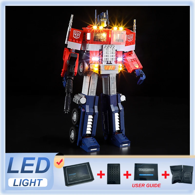 

Набор светодиодных ламп «сделай сам» для LEGO 10302 Optimus Prime (только светодиодная лампа, без модели блоков)